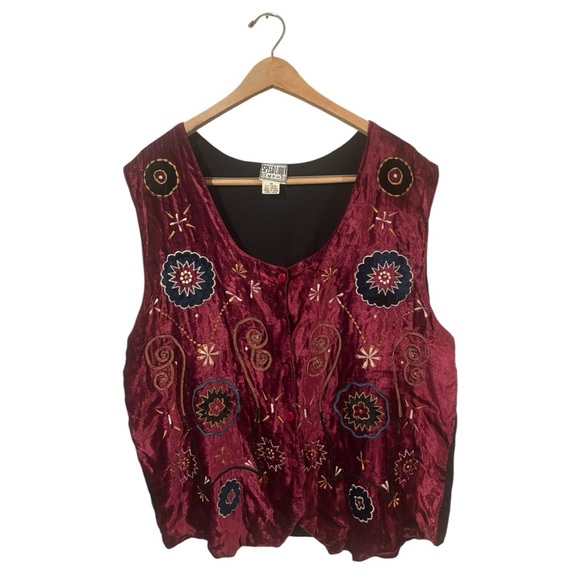 Speed limit mph Multicolored Embellished Tank Top western vest 1x - Picture 1 of 6